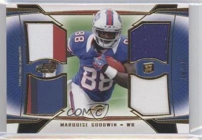 2013 Topps Prime Quad Relics Gold /75 Marquise Goodwin #QR-MGO Rookie RC - Image 1 of 2