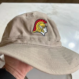 NWOT Apollo Tan Boonie Hat with Trojan Adjustable Chin Strap Outdoor - Picture 1 of 6