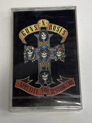 GUNS N' ROSES - APPETITE FOR DESTRUCTION (1994) SEALED CASSETTE MADE IN TURKEY - Image 1 of 2