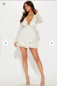 Elegant Cream Women's Romper - Picture 1 of 7
