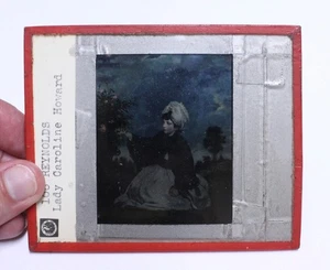 Antike Lady Caroline Howard National Gallery of Art magische Laterne Dia - Bild 1 von 2