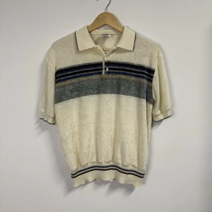 VINTAGE 70S SATURDAYS IN CALIFORNIA POLO SHIRT MENS Large - Picture 1 of 6