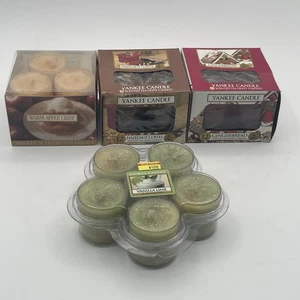lotto candele yankee candle tea light - scatole aperte pan di zenzero nocciola mela altro - Foto 1 di 19