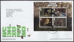 GB. FDC-MS. Video Games. 2020. Tallents House. Royal Mail - Picture 1 of 1