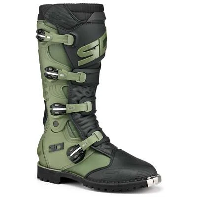 Sidi X Power Enduro Off-Road Motorcycle Boots Army/Black 42 Foto 1 de 3