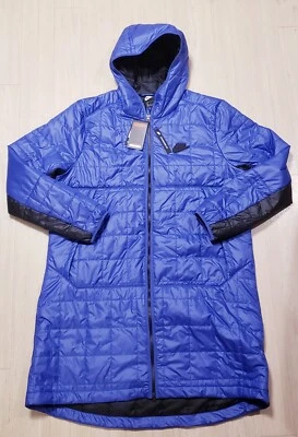 Abrigo largo parka acolchado relleno sintético Nike talla L $300 ropa deportiva NSW para hombre Foto 1 de 4