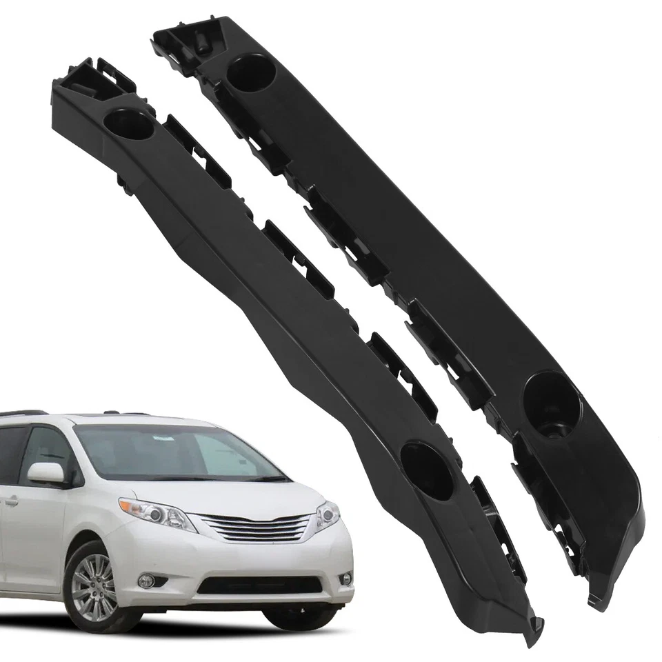 PARA TOYOTA 2011-2020 SIENNA PARACHOQUES DELANTERO SOPORTE RETENEDOR JUEGO = DIESTRO Y DERECHO Foto 1 de 4