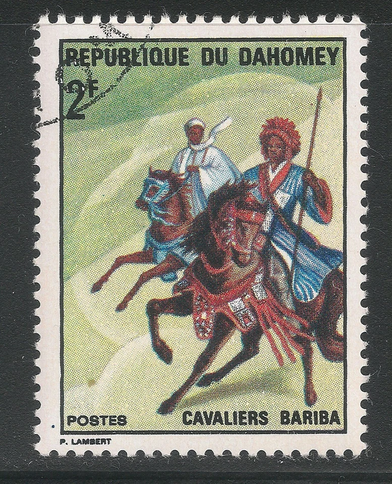 Dahomey #278 (A57) VF USED - 1970 2fr Two Horsemen - Image 1 of 1