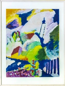 Murnau Mit Kirche von Wassily Kandinsky, mit Zertifikat - Bild 1 von 4