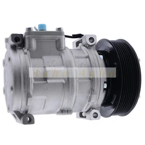 12V A/C Compressor RE69716 for John Deere 317 325 CT322 CT332 Skid Steer Loader - Picture 1 of 9