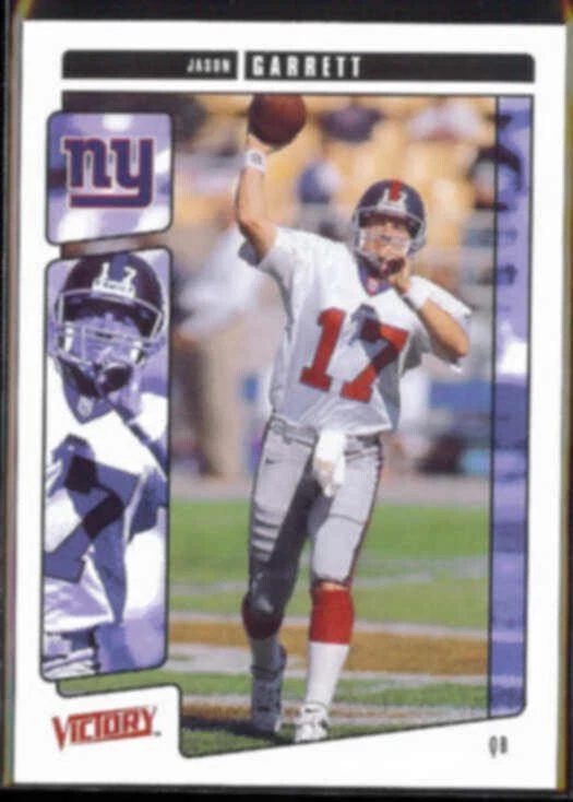 JASON GARRETT 2001 Upper Deck Victory #231.  GIANTS - Image 1 of 1