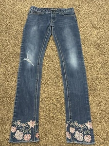 Vigoss Girls Size 14 The Austin Ankle Skinny Jeans Cotton Blend A42 - Picture 1 of 4