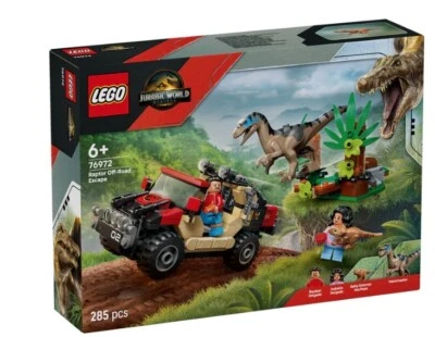 Lego 76972 Raptor Off-Road Escape - Jurassic World - BNISB NEW - AU - Image 1 of 3
