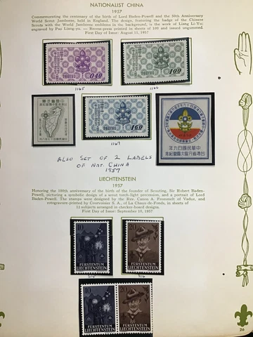 Boy/Girl Scouts Stamps on Pages Make an Offer Pg 5-033 Cover