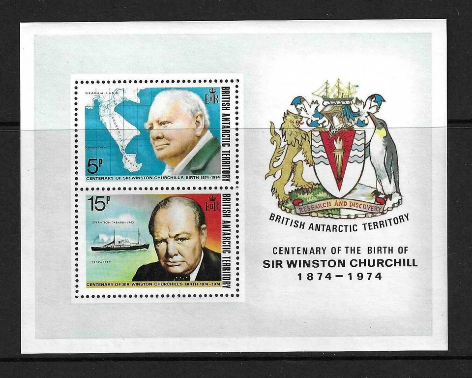 Territorio Antártico Británico SC # 63a Sir Winston Churchill Centenario. MNH Foto 1 de 1