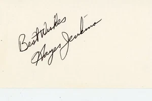 Gold Medal Winner (free skating) 1956 Winter Olympics - Hayes Jenkins autograph - Picture 1 of 1