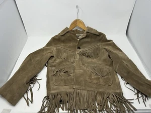 Bull Genuine Leather Boys Coat Medium - Picture 1 of 3