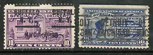 Buffalo & Detroit Precancel 10 Cent Special Delivery Bob US 79F13 - Bild 1 von 3