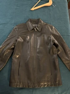 Lands End Damen Vintage 90’s Lederjacke Größe S - Bild 1 von 14
