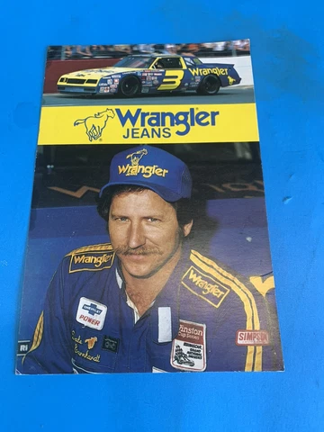 Rare vintage 1984 Dale Earnhardt post card Cover