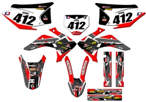 2015-2020 CRF 150 F PODIUM Red Senge Graphics Kit Compatible with Honda - Picture 1 of 10