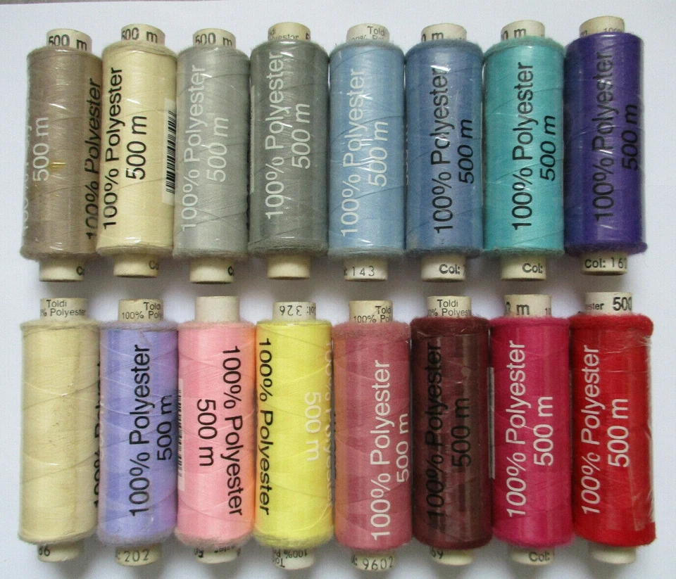 GÜTERMANN - Toldi Nähgarn Allesnäher 5 x 500m Farbwahl NEU - Bild 1 von 1