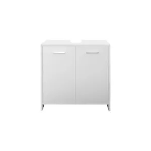 Armario de lavabo para el cuarto de baño 2 puertas multifuncional 58x60x33 cm - Imagen 1 de 4