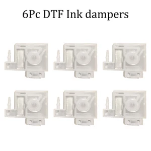 6pcs DTF Ink Dampers For EPSON R1390 L800 DX5 A3 DTF Printer Black - Afbeelding 1 van 2