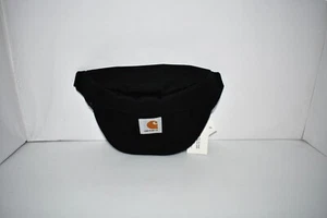 Bolso de cadera de lona Carhartt Work In Progress Jake en negro #1031476 nuevo con etiquetas - Imagen 1 de 3