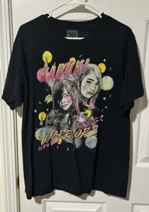 Camisa WWE Para Hombre L Negra Kabuki Warriors Asuka Kairi Sane Japan Wrestling 2017 - Imagen 1 de 4