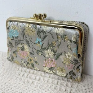 MCM Portafoglio Vintage Arazzo Incorniciato Kisslock Borsetta Pochette anni 50 60 - Foto 1 di 8