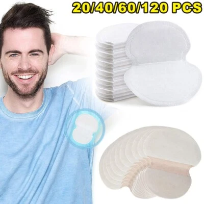 20-120X White/Skin Sweat Pads Patches Underarm Armpit Guard Sheet Shield