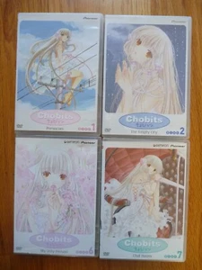 Clamp Chobits 4-DVD Lot Anime Series Volumes 1 + 2 + `6 + 7 + Poster Pioneer - Picture 1 of 3