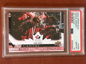 Shane Wright Canvas Program of Excellence PSA 10 2022 Upper Deck  #C265 - Picture 1 of 2