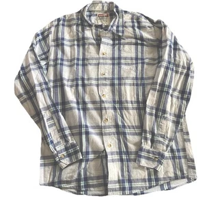 Wrangler Jeans Co Long Sleeve Dress Shirt Plaid Long Sleeve Button Up Medium Top - Picture 1 of 8