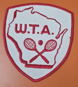 Vintage WTA Wisconsin Tennis Association Patch - Picture 1 of 3