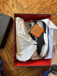 Big Kid's Jordan 3 Retro "Black Cement" Blk/Fire Rd-Cmnt Gry (DM0967 010) 6.5y - Picture 1 of 6