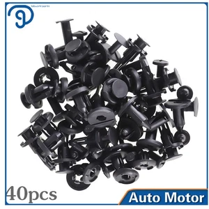 Panel Moulding Auto Clips 40Pcs Car Body Plastic Push Pin Rivet Fasteners Trim - Bild 1 von 17