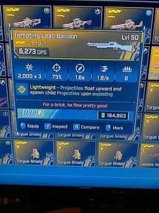 Borderlands 4✨ LEGENDARY GOD ROLL PIOMBO PALLONCINO INGRANAGGIO, OGGETTI, PISTOLE ✅PC-PS-XBOX✨ - Foto 1 di 1