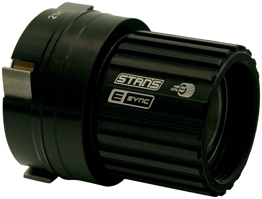Buje libre Stan's E-Sync - MicroSpline, negro Foto 1 de 1