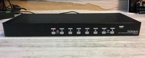 StarTech 8 Port 1 U Rack Mount VGA USB KVM Switch SV831DUSBU - Afbeelding 1 van 6