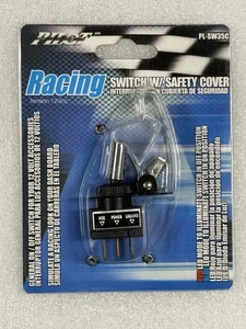 Pilot® PL-SW35C - 12V Toggle LED Switch with Clear Safety Cover. Brand New! - Picture 1 of 3