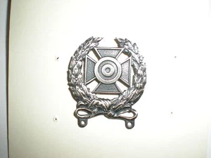 US ARMY EXPERT MARKSMAN BADGE WITHOUT BAR - OXIDIZED - Picture 1 of 1