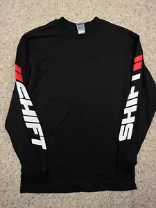 VINTAGE ShiftMX Shirt Men's Medium Long Sleeve Black Motocross Racing Dirt Bike - Picture 1 of 11