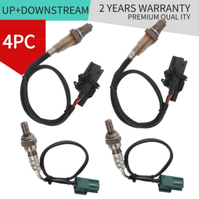 Sensores de oxígeno O2 aguas arriba y aguas abajo 4 piezas para Nissan Máxima Murano 2007-04 Foto 1 de 4