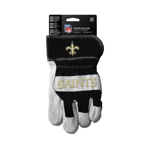 New Orleans Saints Gloves Work Style The Closer Design Cover