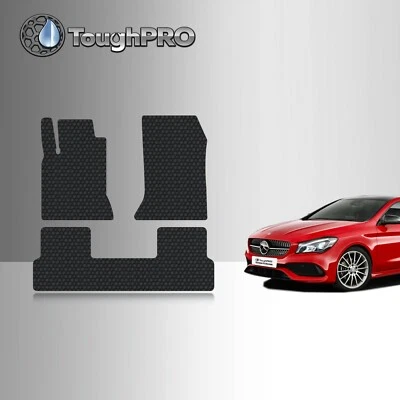 ToughPRO Floor Mats Black For Mercedes-Benz CLA All Weather Custom Fit 2013-2019 - Image 1 of 4