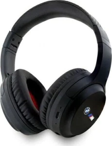 BMW Printed Logo ENC Bluetooth Wireless Headphones Black - BMBHMIAV27MBCTK - Picture 1 of 4