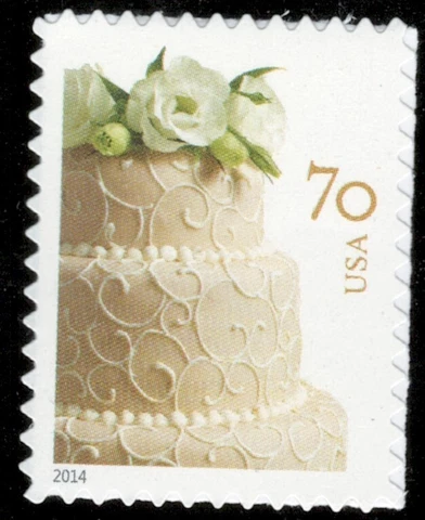 US. 4867. (70c) Wedding Cake.  MNH. 2014 Cover