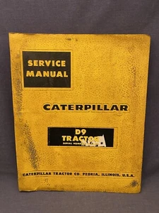 CAT CATERPILLAR D9 TRACTOR TOPADORA TALLER DE SERVICIO MANUAL DE REPARACIÓN S/N 66A1-UP - Imagen 1 de 6